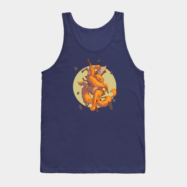 Wild Bunch - Foxes Tank Top by Artfox